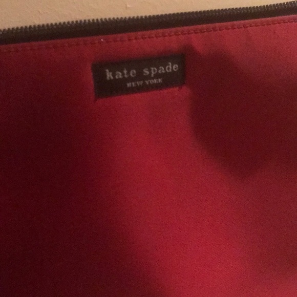 Red Kate Spade classic shoulder strap bag - Picture 2 of 3